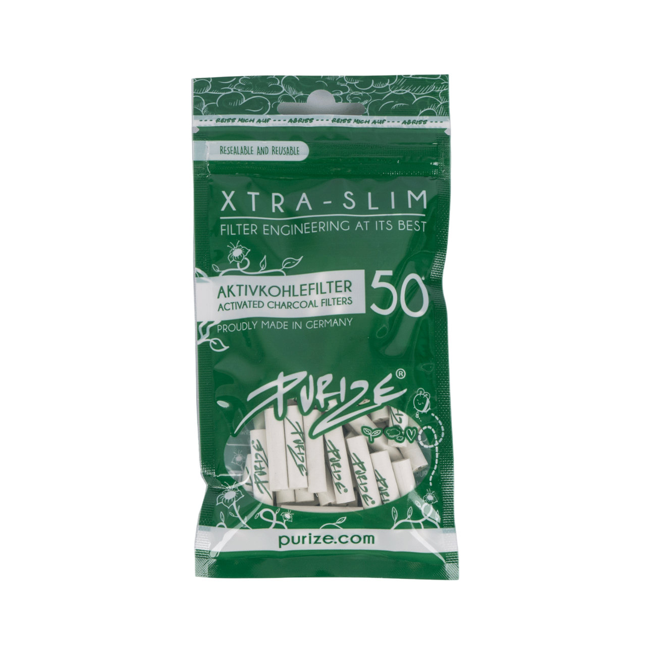 Purize, Puff2Pass, Aktivkohle, Joint