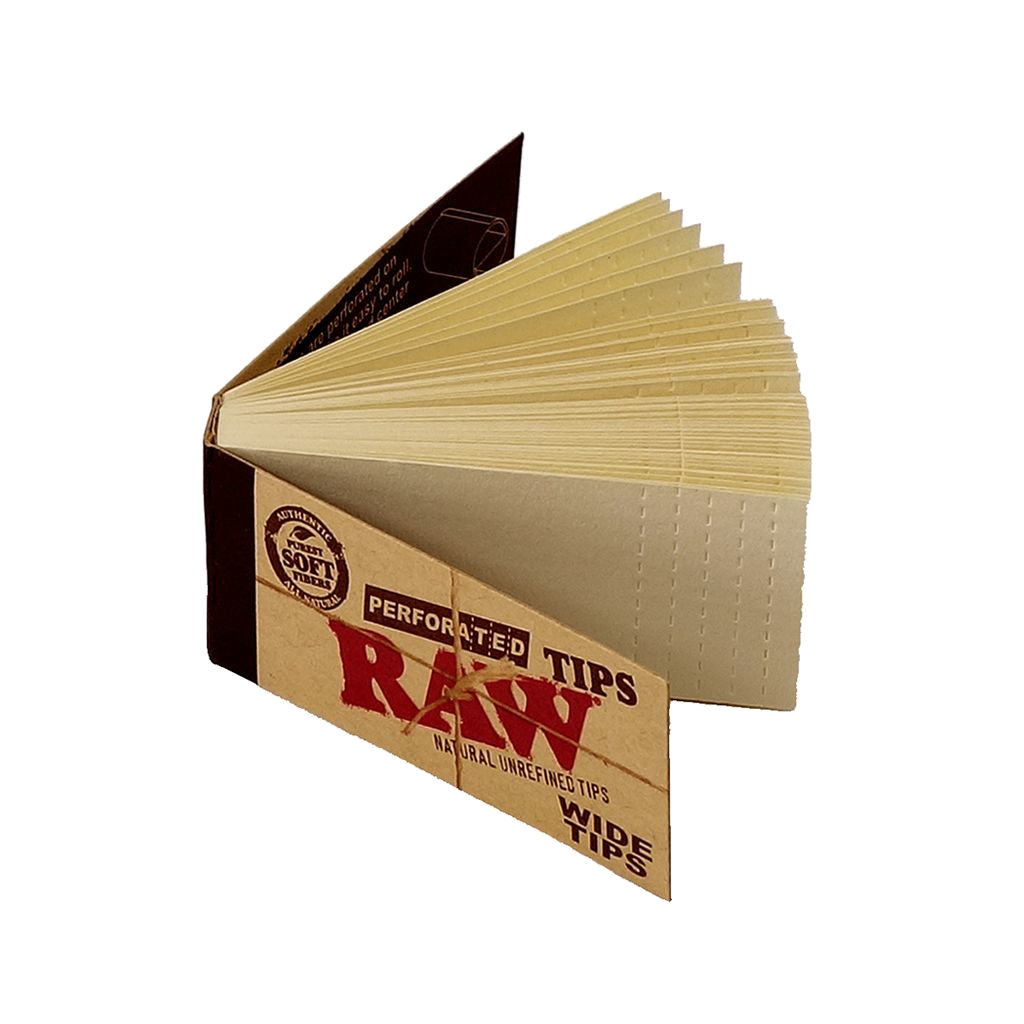 RAW Natural Unrefinded Tips perforiert
