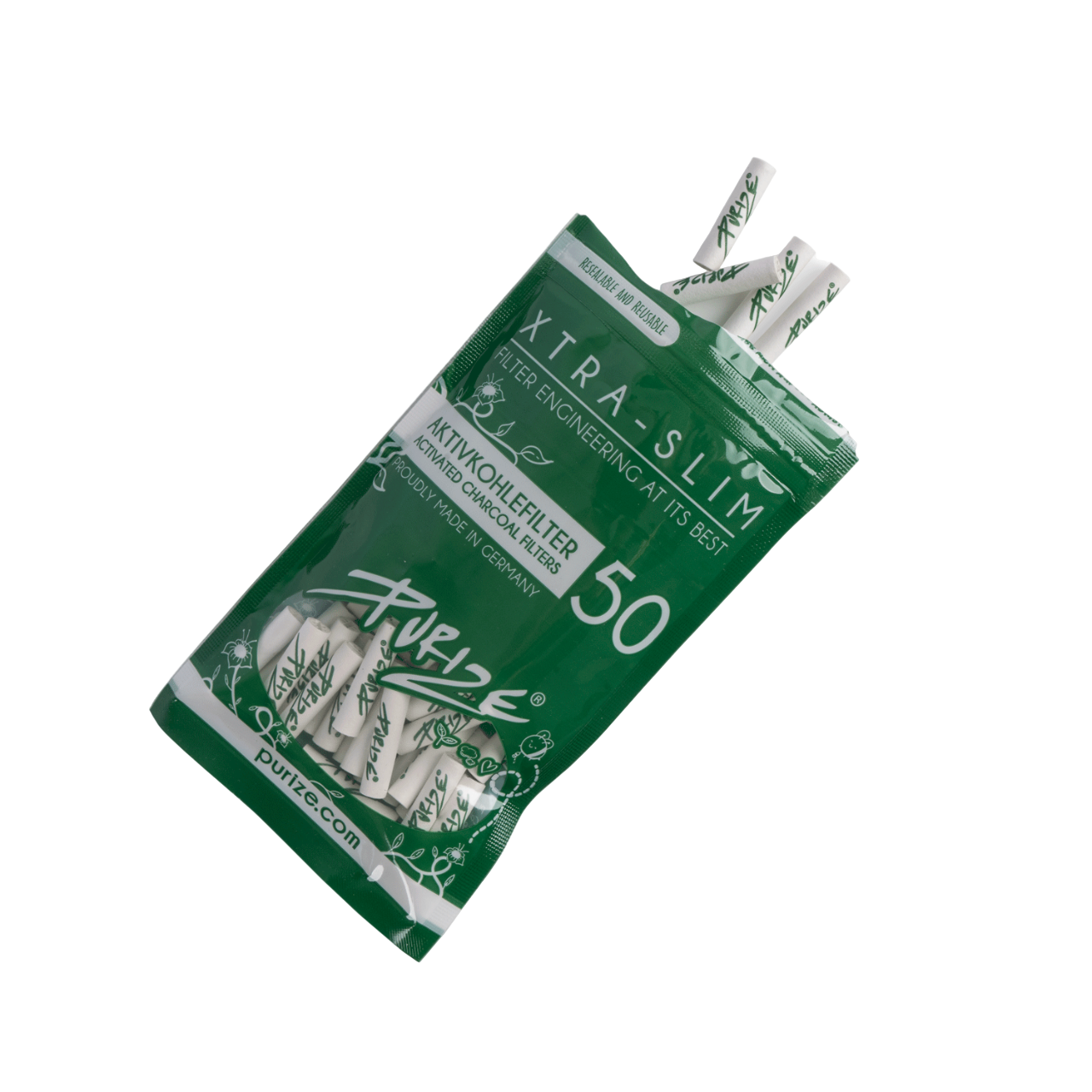 Purize, Puff2Pass, Aktivkohle, Joint