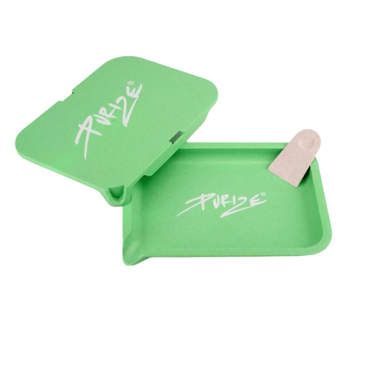 PURIZE Plant Fiber Composite - Rolling Tray KIT Grün