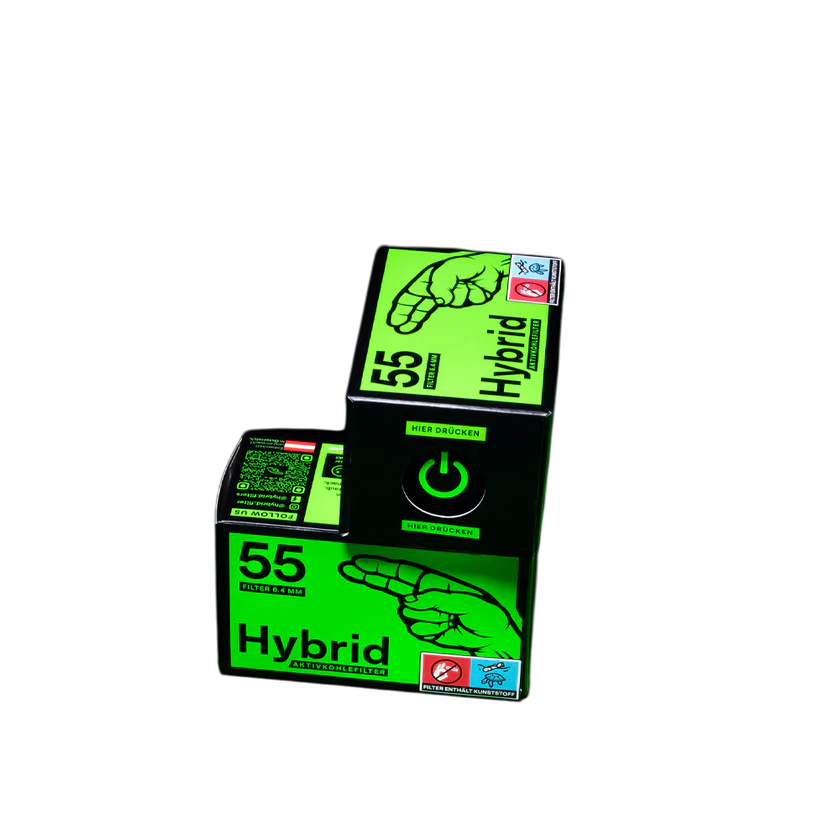 Hybrid Supreme Aktivkohlefilter (55er Pack) Weiß
