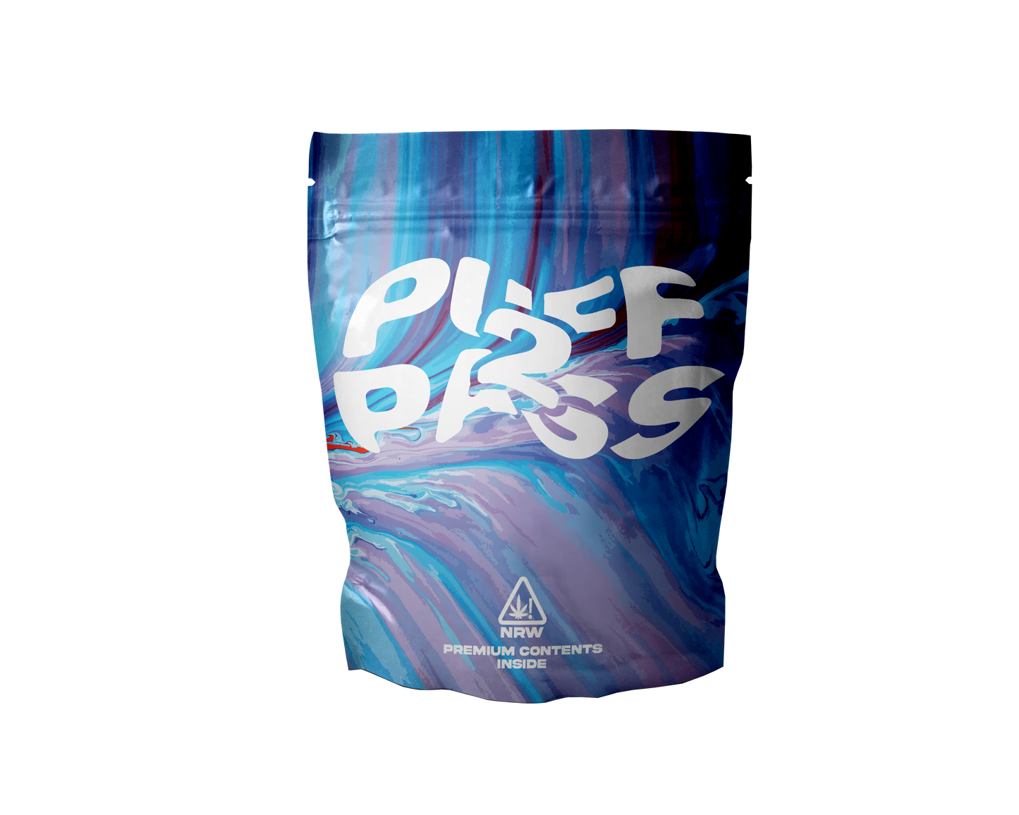 PUFF2PASS BAG Mylar Baggy Hellblau/Lila