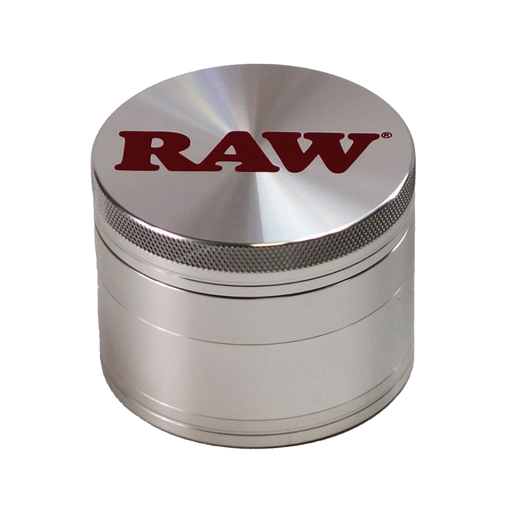 RAW Grinder Aluminium 4-teilig Ø 56 mm Silber