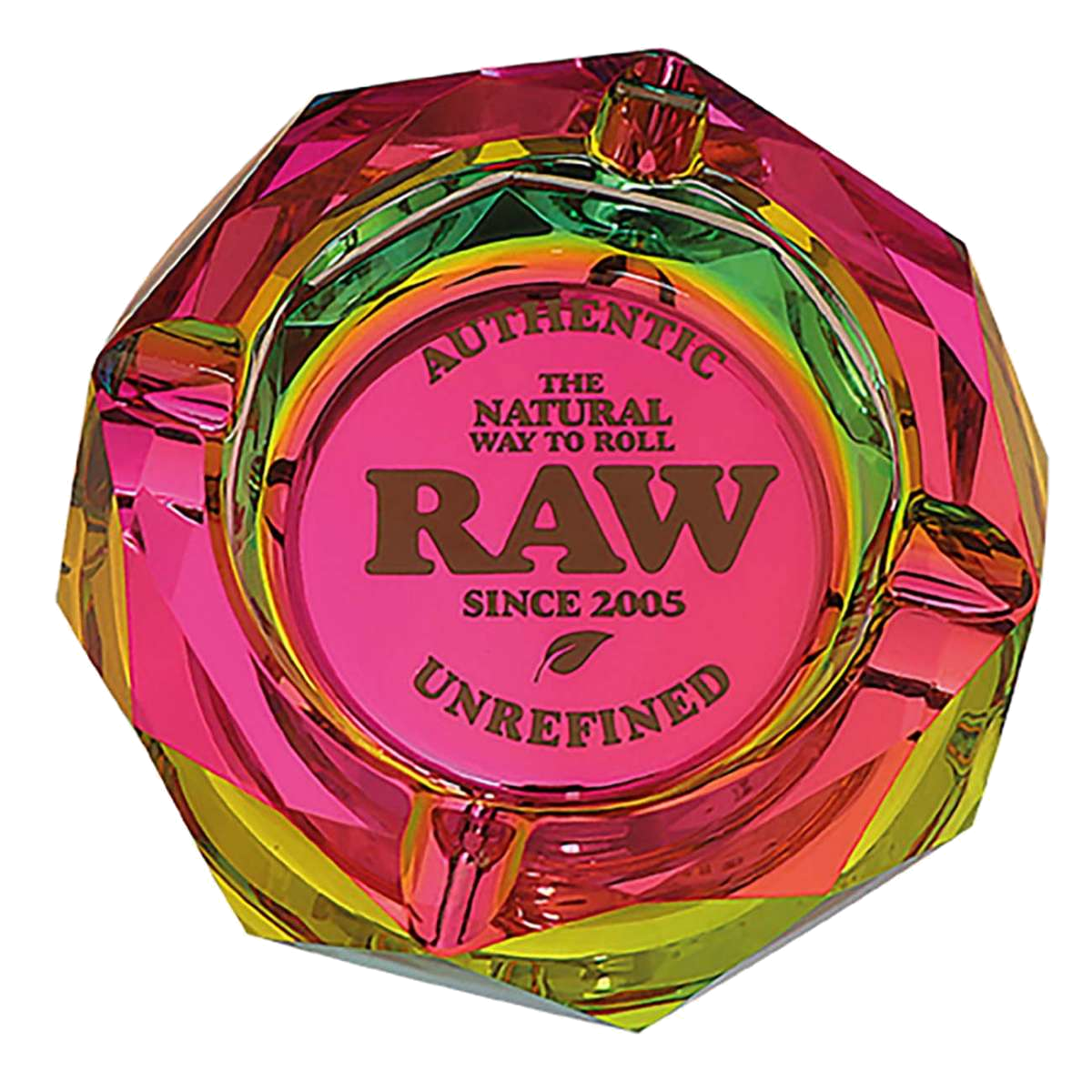 RAW Rainbow Glas Aschenbecher