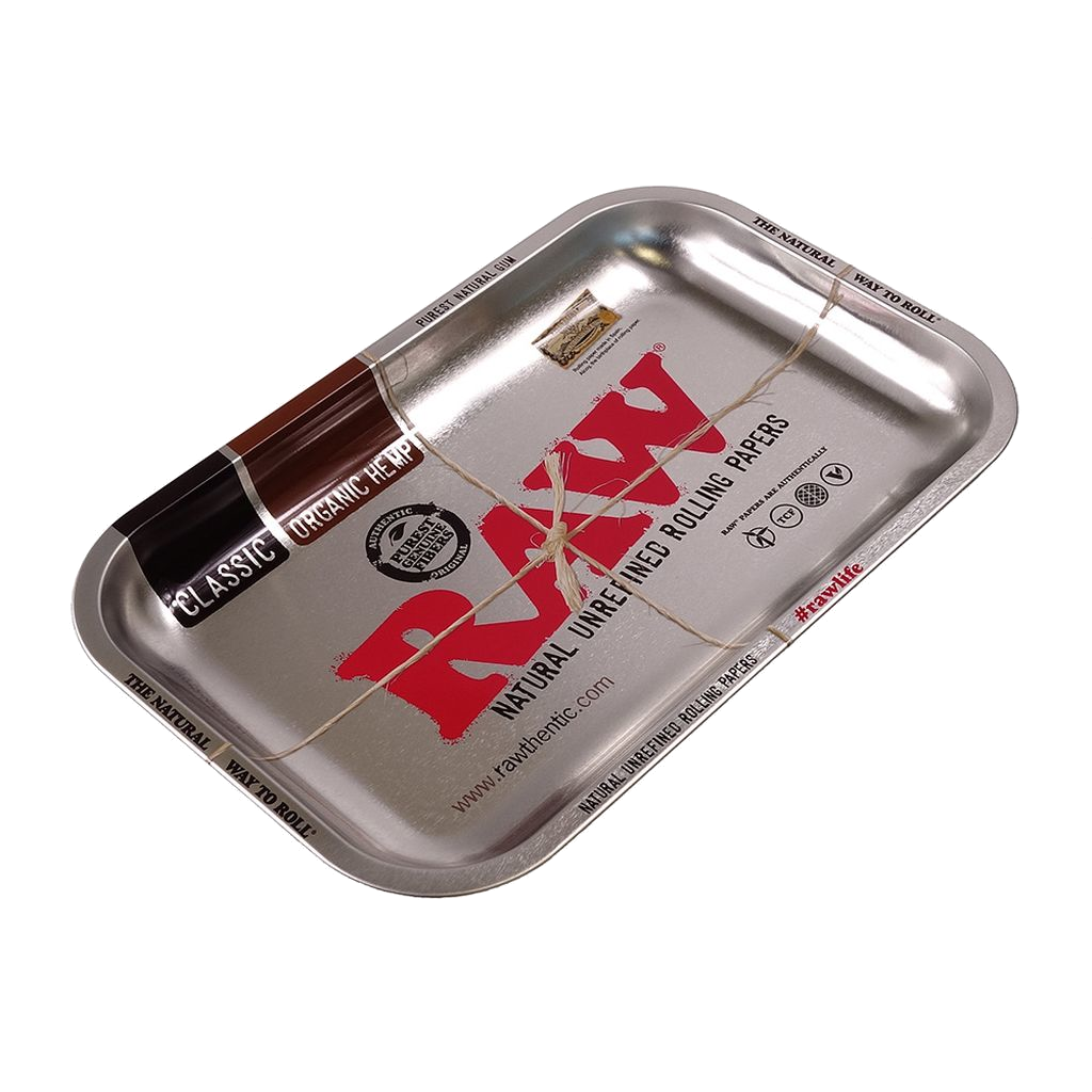 RAW Metal Rolling Tray Metallic Small 27,5 x 17,5 cm
